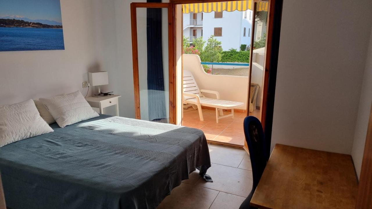 Apartamento familiar con piscina y wifi L' Escala Esterno foto